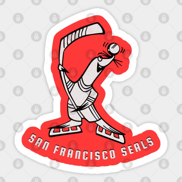 Defunct San Francisco Seals Sticker by LocalZonly